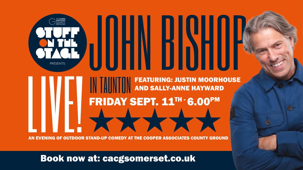 John Bishop Live in Taunton now on General Sale - Somerset