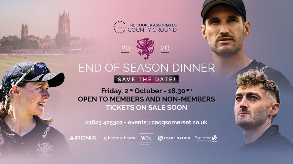 Save the Date: 2026 End of Season Dinner - Somerset